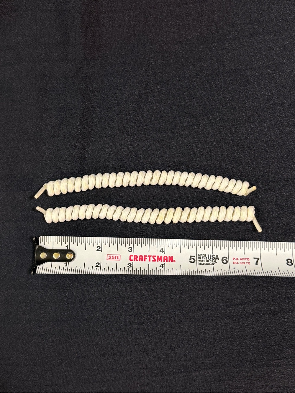 No Tie Spiral Shoe Laces - 7"-40" - White Glow in the Dark